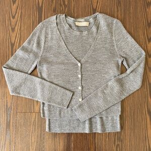 Everlane Co-ord Set - Tank & Cardigan